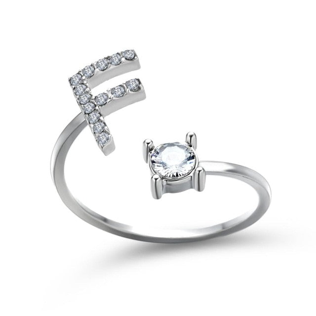 26 Initial Letter Ring - Shopeasywear