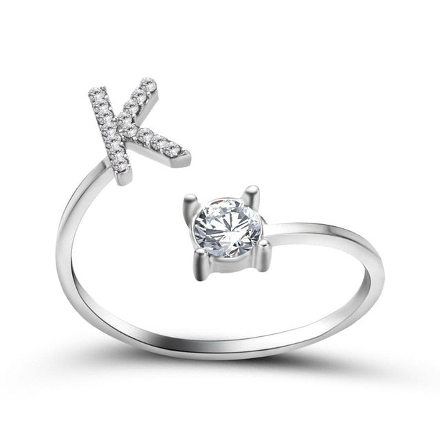 26 Initial Letter Ring - Shopeasywear