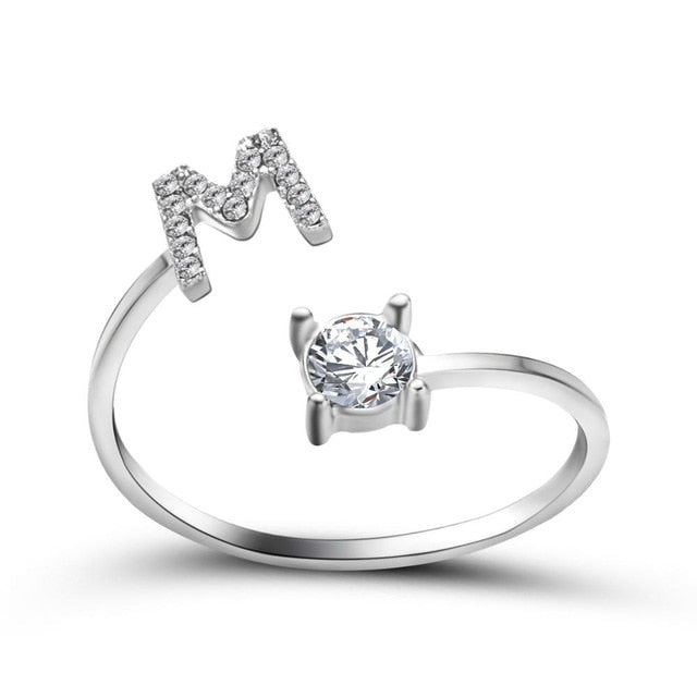 26 Initial Letter Ring - Shopeasywear