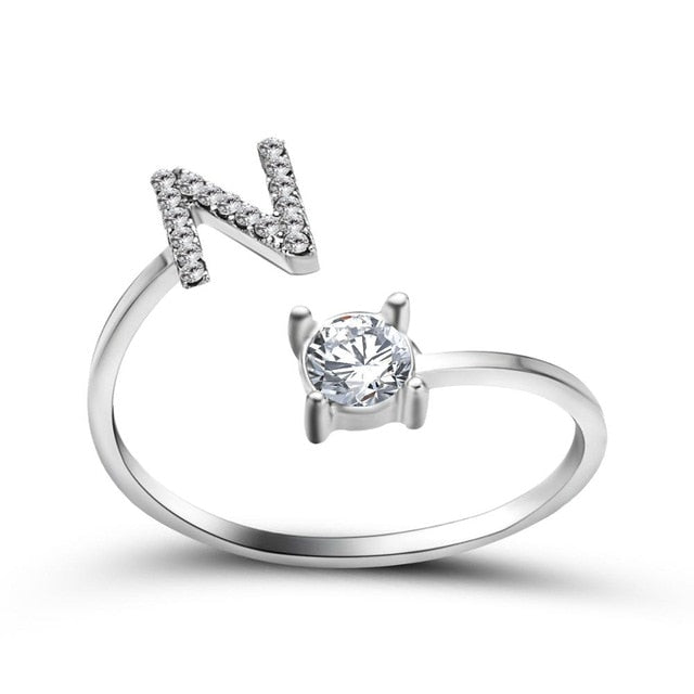 26 Initial Letter Ring - Shopeasywear