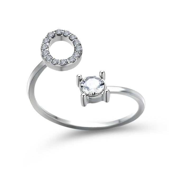 26 Initial Letter Ring - Shopeasywear
