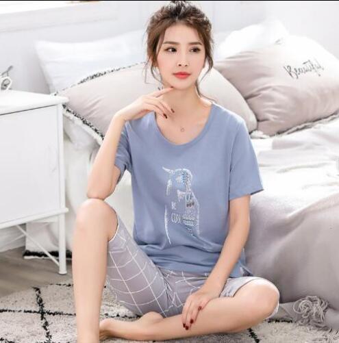 Plus Size M-5XL Women Pajamas Set - Jeglowstore