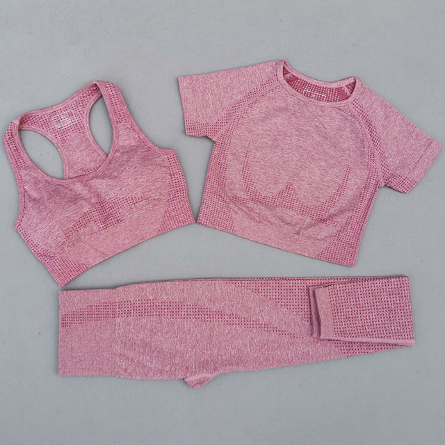 5Pcs Women Vital Seamless Yoga Set - Jeglowstore