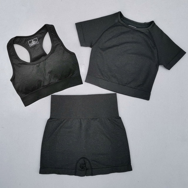 5Pcs Women Vital Seamless Yoga Set - Jeglowstore
