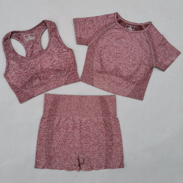 5Pcs Women Vital Seamless Yoga Set - Jeglowstore
