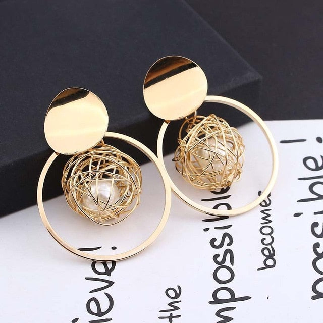 Big Drop Earrings for Women