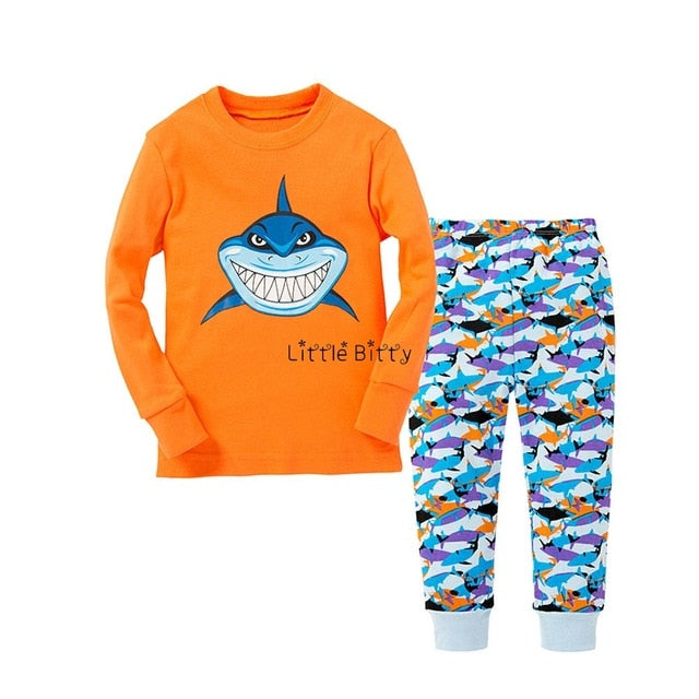 New Baby Girls Long Sleeve Cotton Pajamas