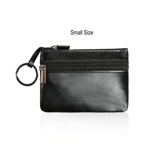 Crazy Horse Leather Coin Purse
