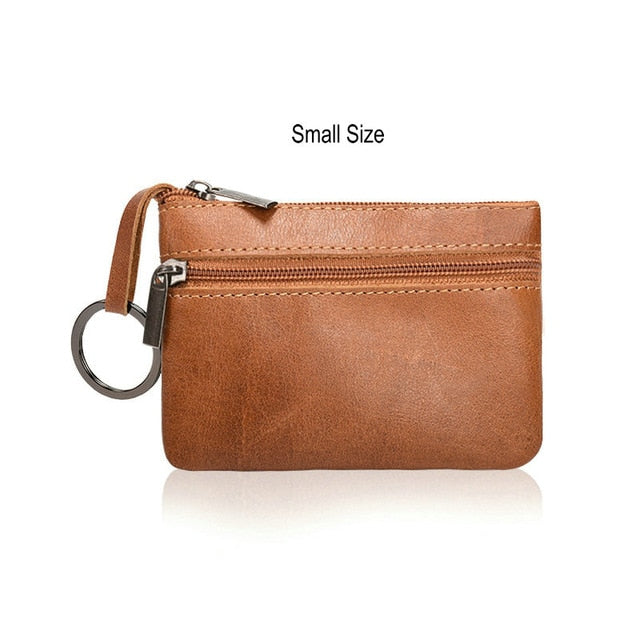 Crazy Horse Leather Coin Purse