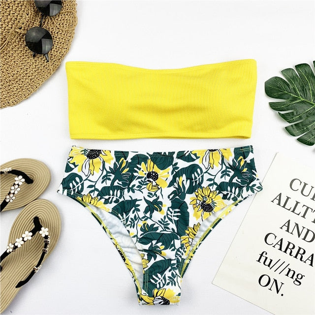 Sexy Bandeau Bikini Set