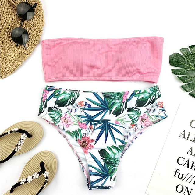 Sexy Bandeau Bikini Set