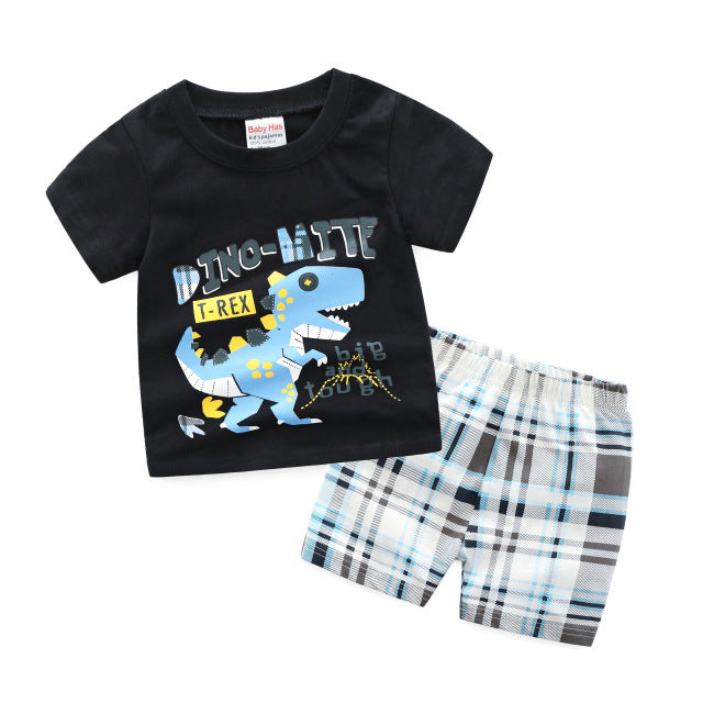 Summer Short-sleeved Children's Pajamas