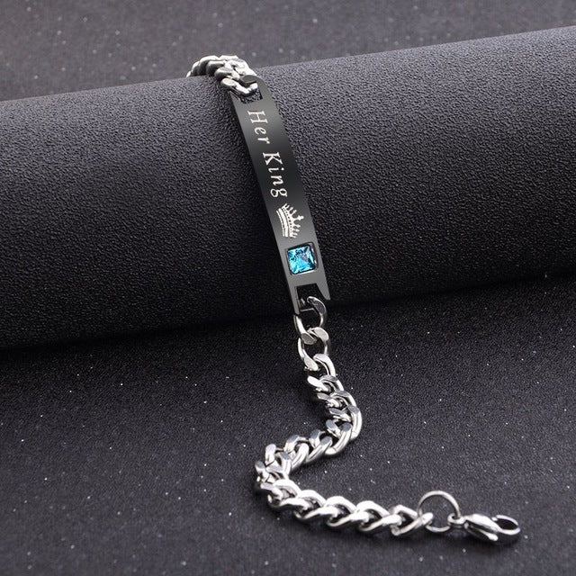 Women Silver Rose Gold Bracelet
