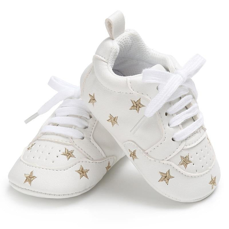 Newborn Print Heart Star Baby Sneaker - Jeglowstore