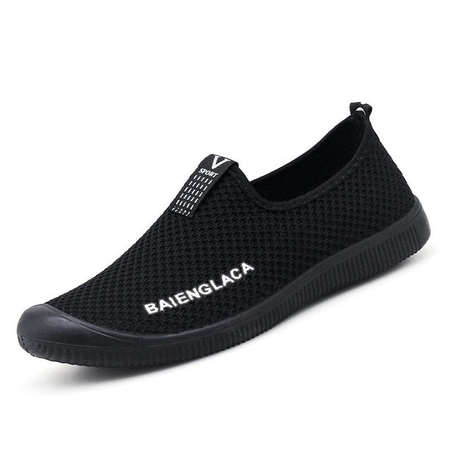 Flying woven casual shoes