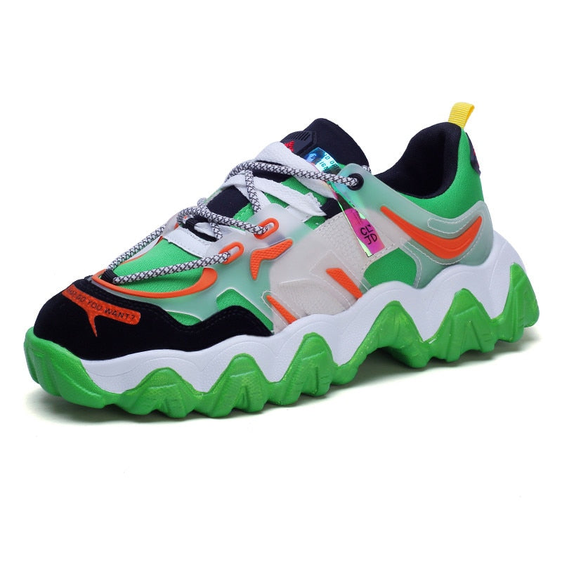 Lace-up Mesh Shoes