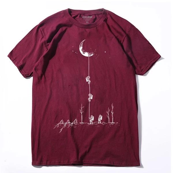 100% cotton casual Men T shirt - Jeglow store