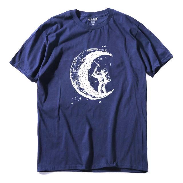 100% cotton casual Men T shirt - Jeglow store