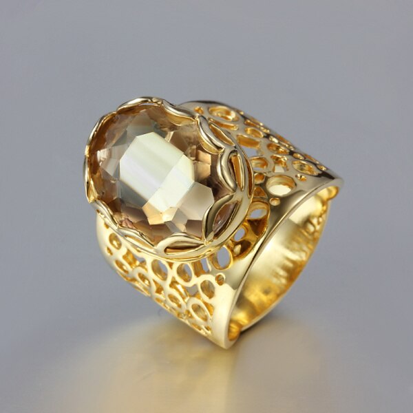 gold-color large crystal - Shopeasywear