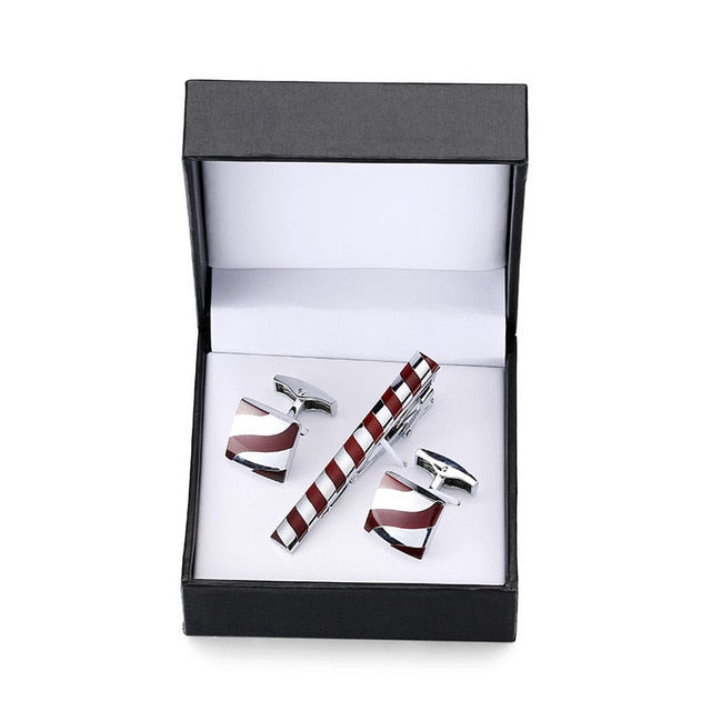 Sax Boat Anchor Luxurious Crystal Tie Clip - Shopeasywear