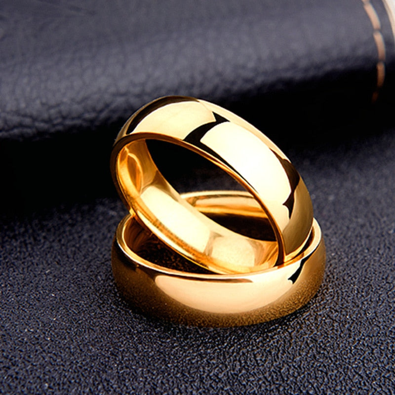 Titanium Steel Couple Ring - Shopeasywear