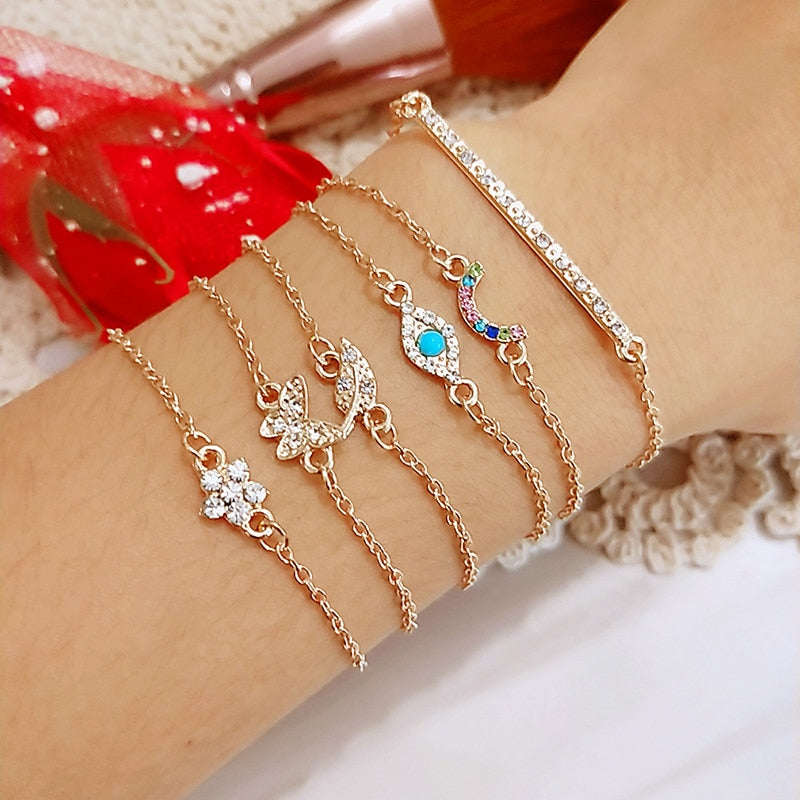 Gold Color Wedding Bracelet