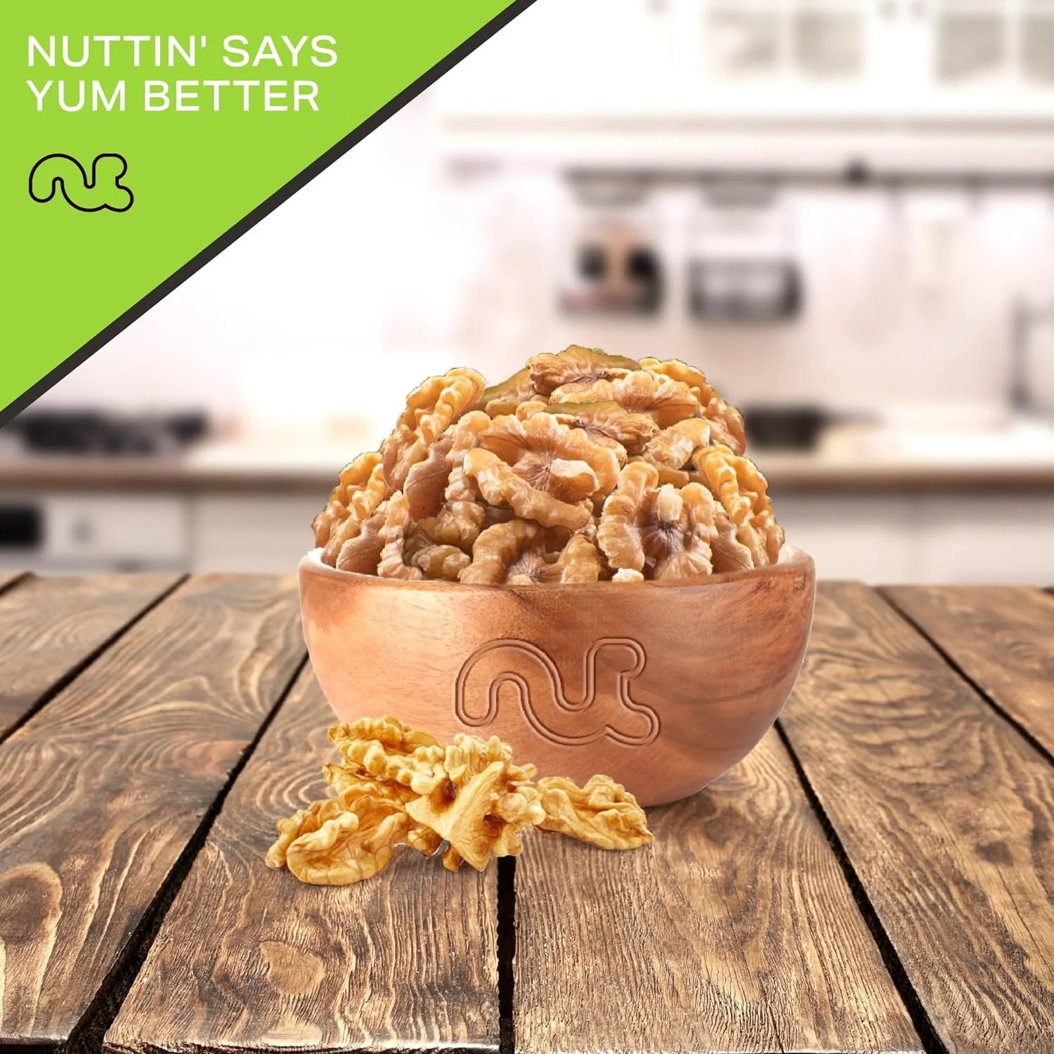 Nut Cravings Raw Walnuts Halves & Pieces, Unsalted, Shelled (6oz)