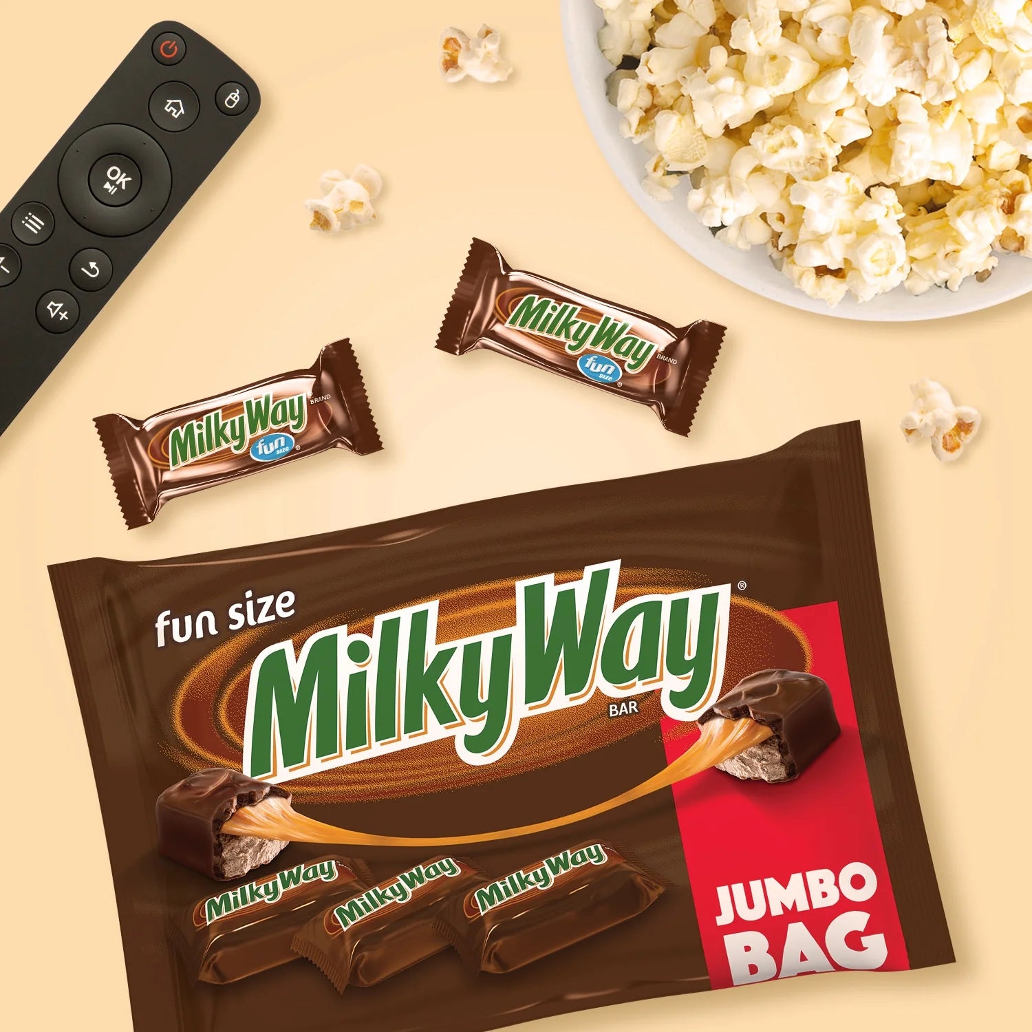 Milky Way Fun Size Milk Chocolate Candy Bars - 18.47 oz Bag
