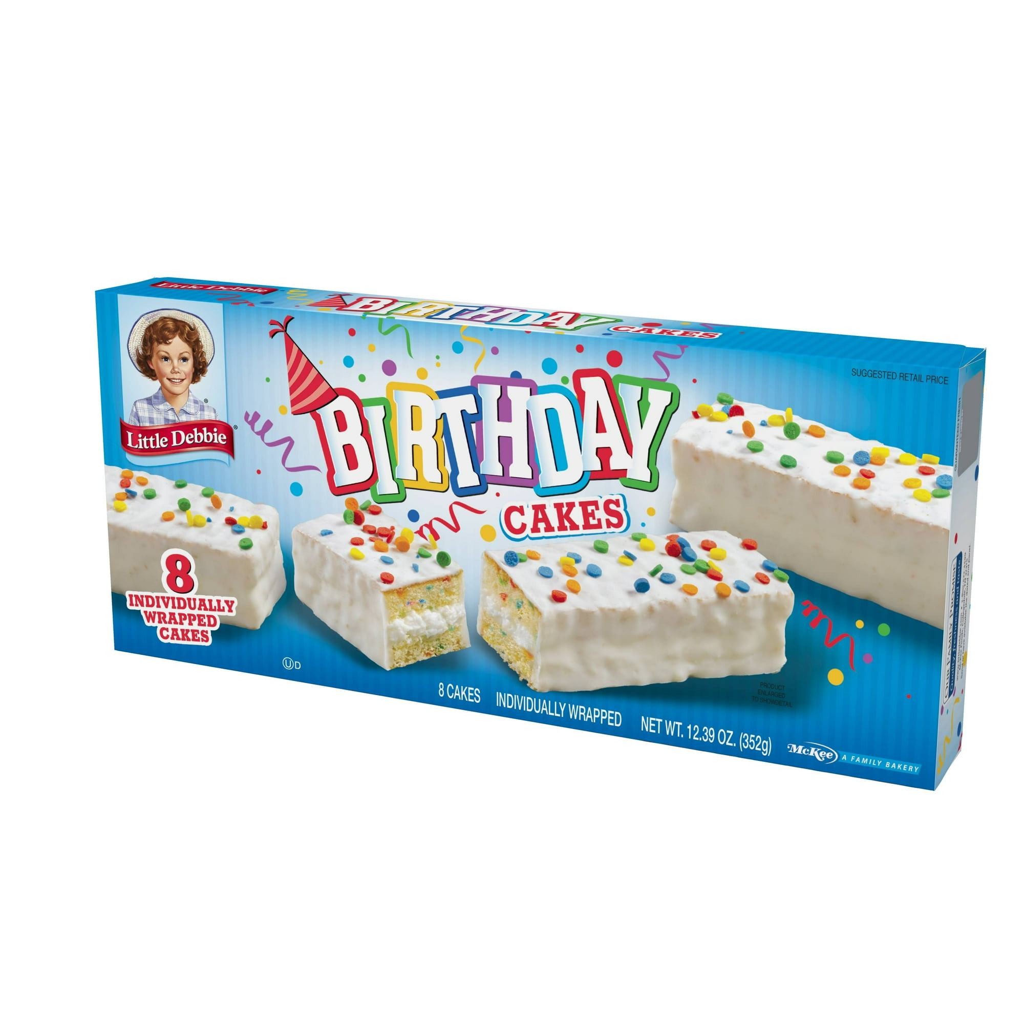 Little Debbie Birthday Cakes, 12.39 oz (8 count)
