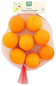 Organic Valencia Oranges  for juicing or Snacking 4 Lb Bag