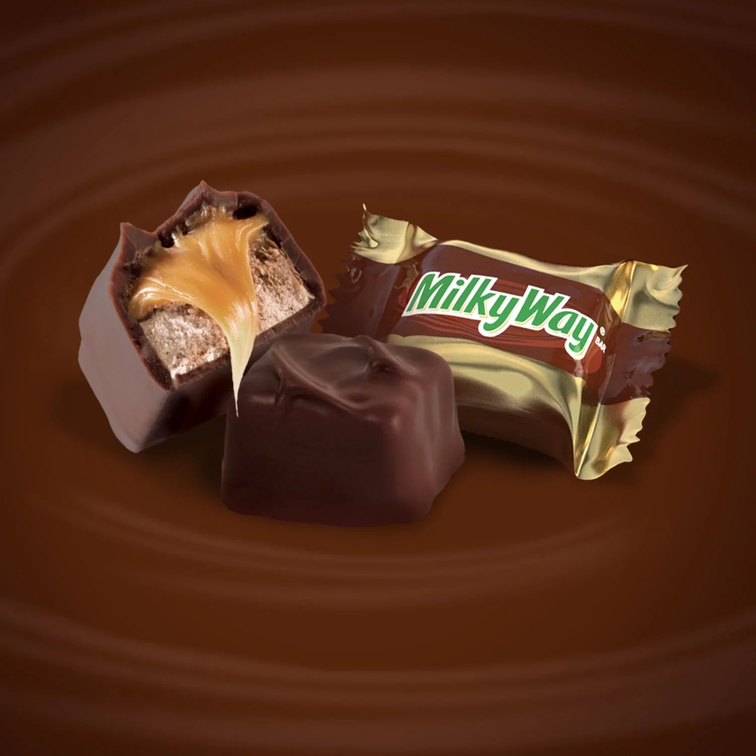 Milky Way Minis Chocolate Bars, Sharing Size - 9.7 oz Candy Bag