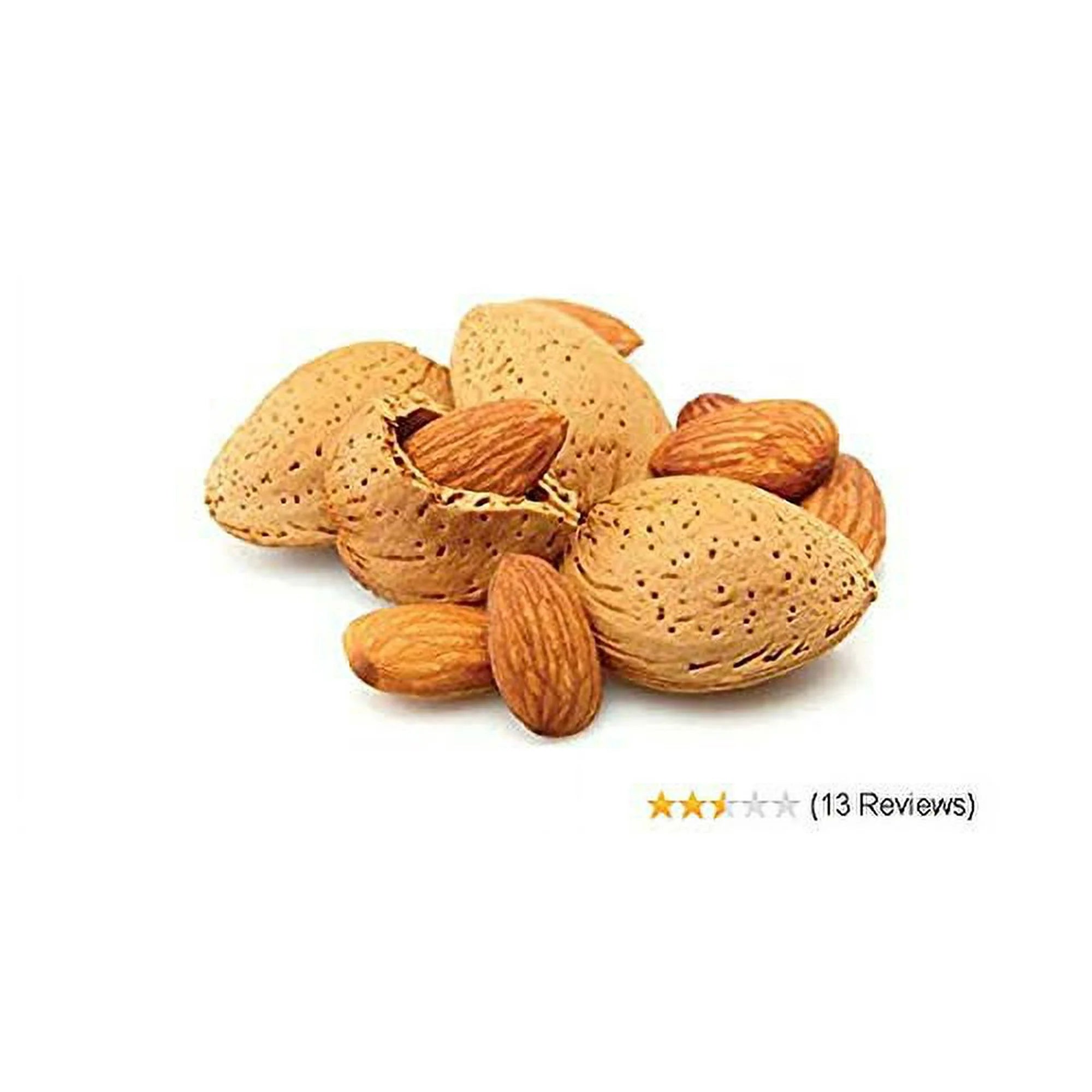 Anna and Sarah Almonds In Shell, Raw, Natural, Whole, Jumbo California Almonds, in Resealable Bag, 4 Lbs