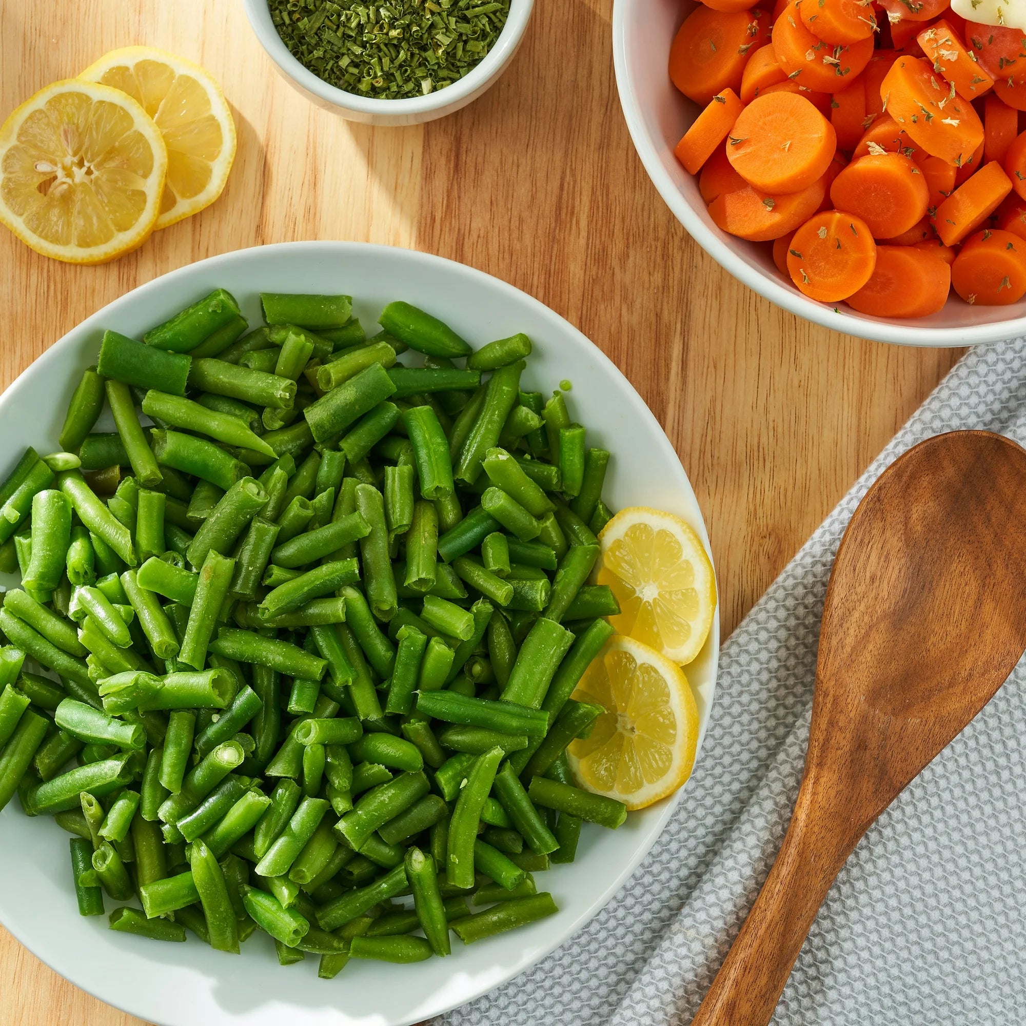 Great Value Cut Green Beans, 12 oz Bag (Frozen)