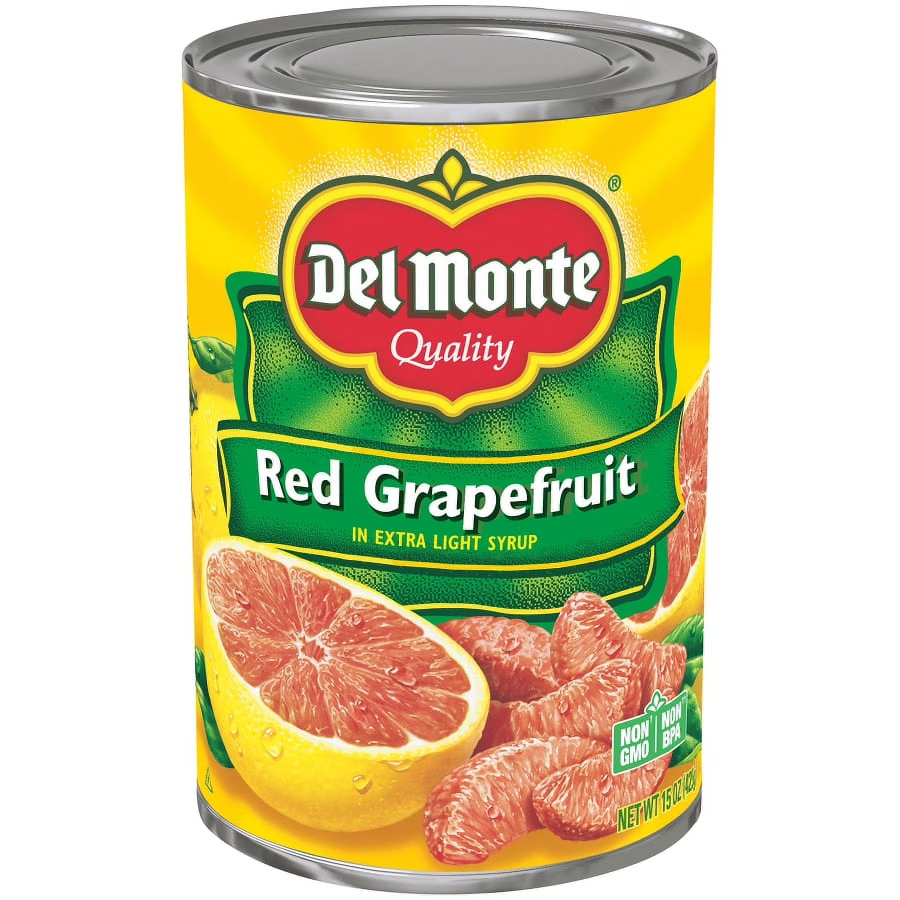 Del Monte Red Grapefruit in Light Syrup, 15 oz