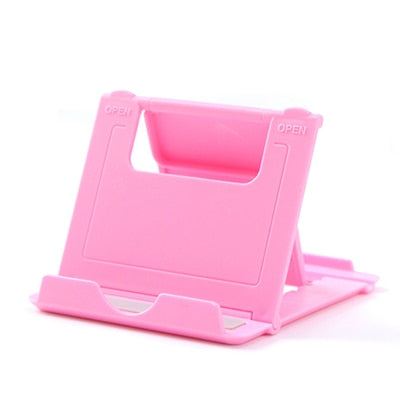 Phone Holder Desk Stand For Mobile Phone Tripod For iPhone Xsmax 12 13 Pro Huawei Xiaomi Mi 9 Plastic Foldable Desk Holder Stand