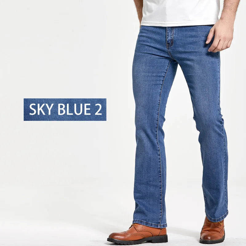 Men’s Classic Bootcut Jeans - Jeglowstore