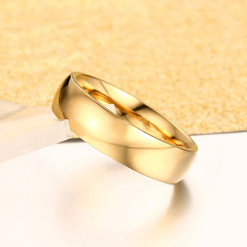 Gold Stainless Steel Ring - Jeglowstore