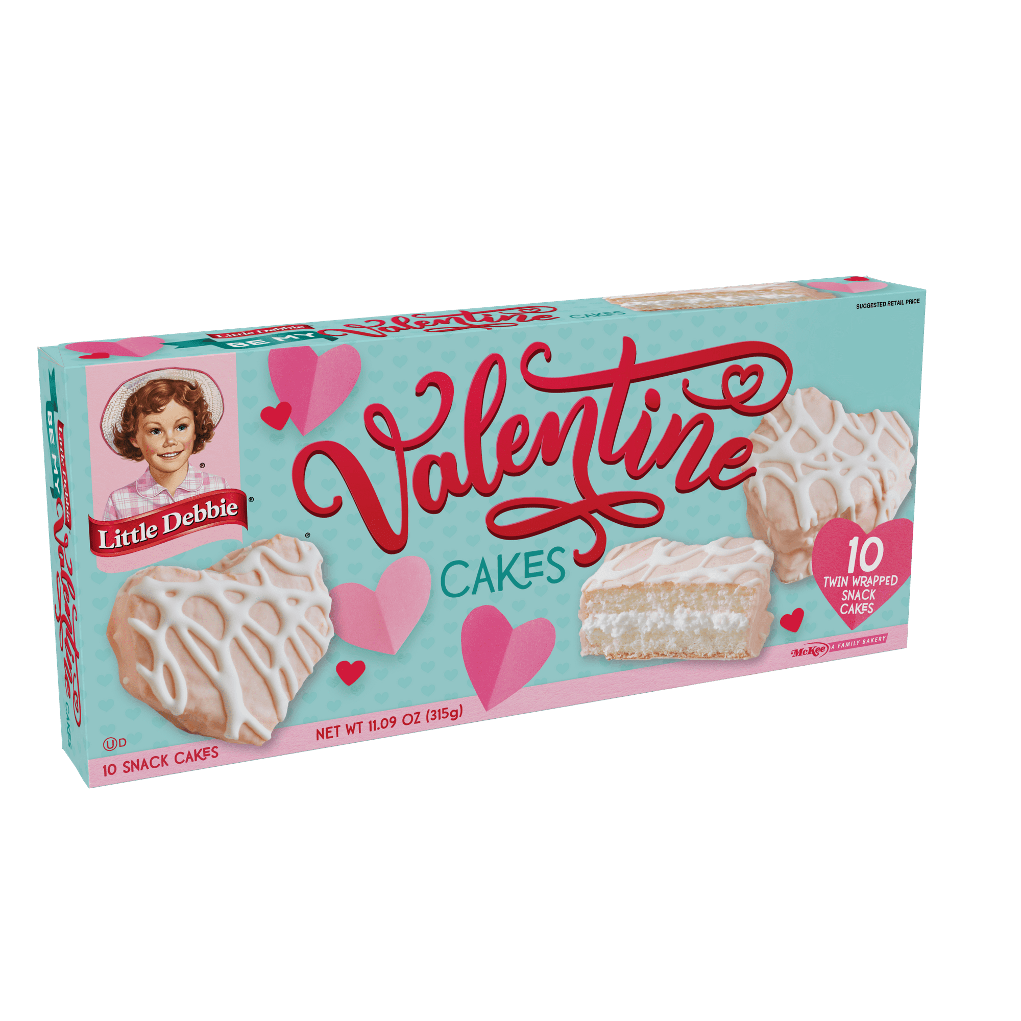 Little Debbie Be My Valentine Cakes (vanilla), 10 ct, 11.09 oz
