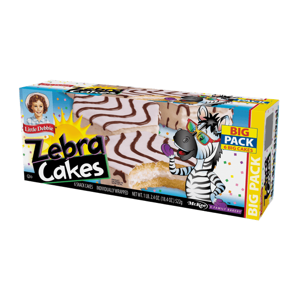 Little Debbie Big Pack Zebra Cakes - 6 pk