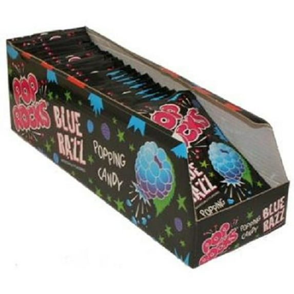 Pop Rocks, Blue Razz, Count 24 (0.33 oz) - Sugar Candy / Grab Varieties & Flavors