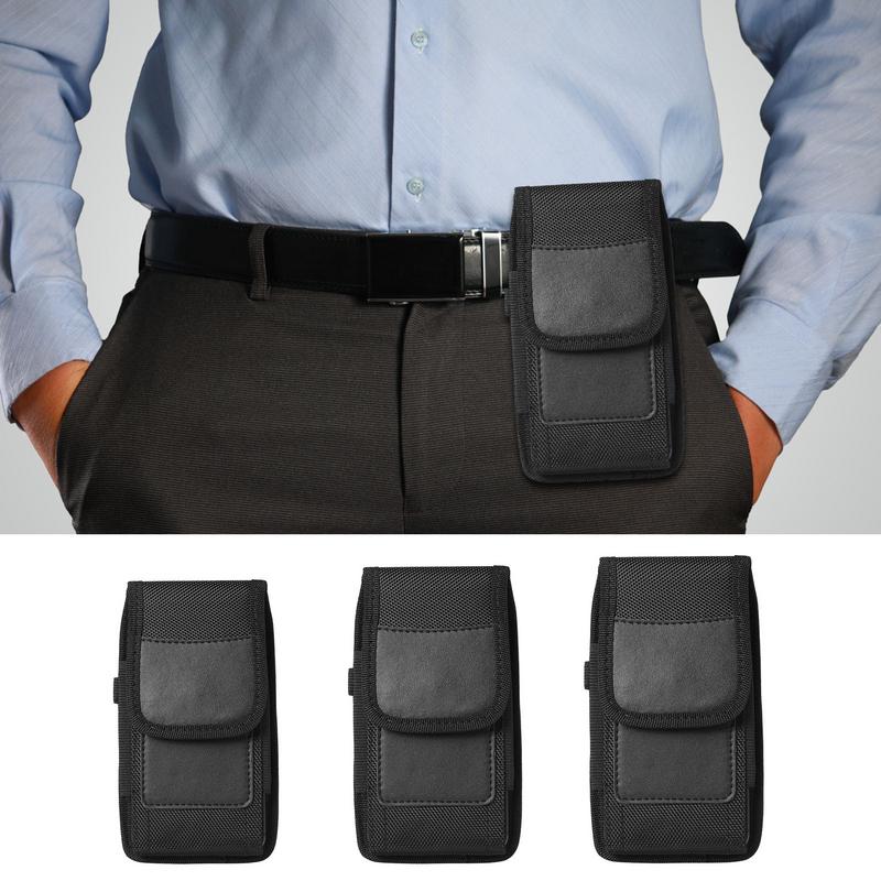 Outdoor Mens Mobile Phone Waist Bag Multifunctional Wearable Belt Hanging Waist Waterproof Sports Hunting Belt Mobile Phone Bag