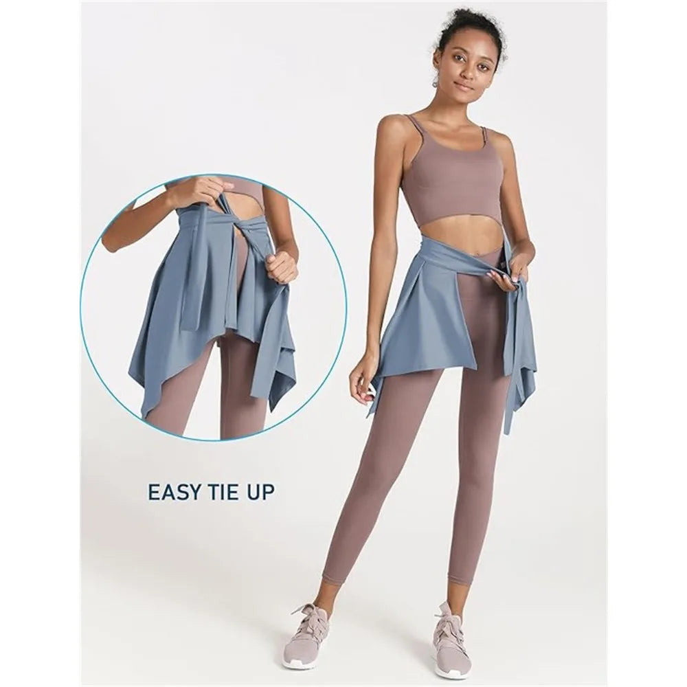 Athletic Asymmetrical Wrap Skirt - Jeglowstore
