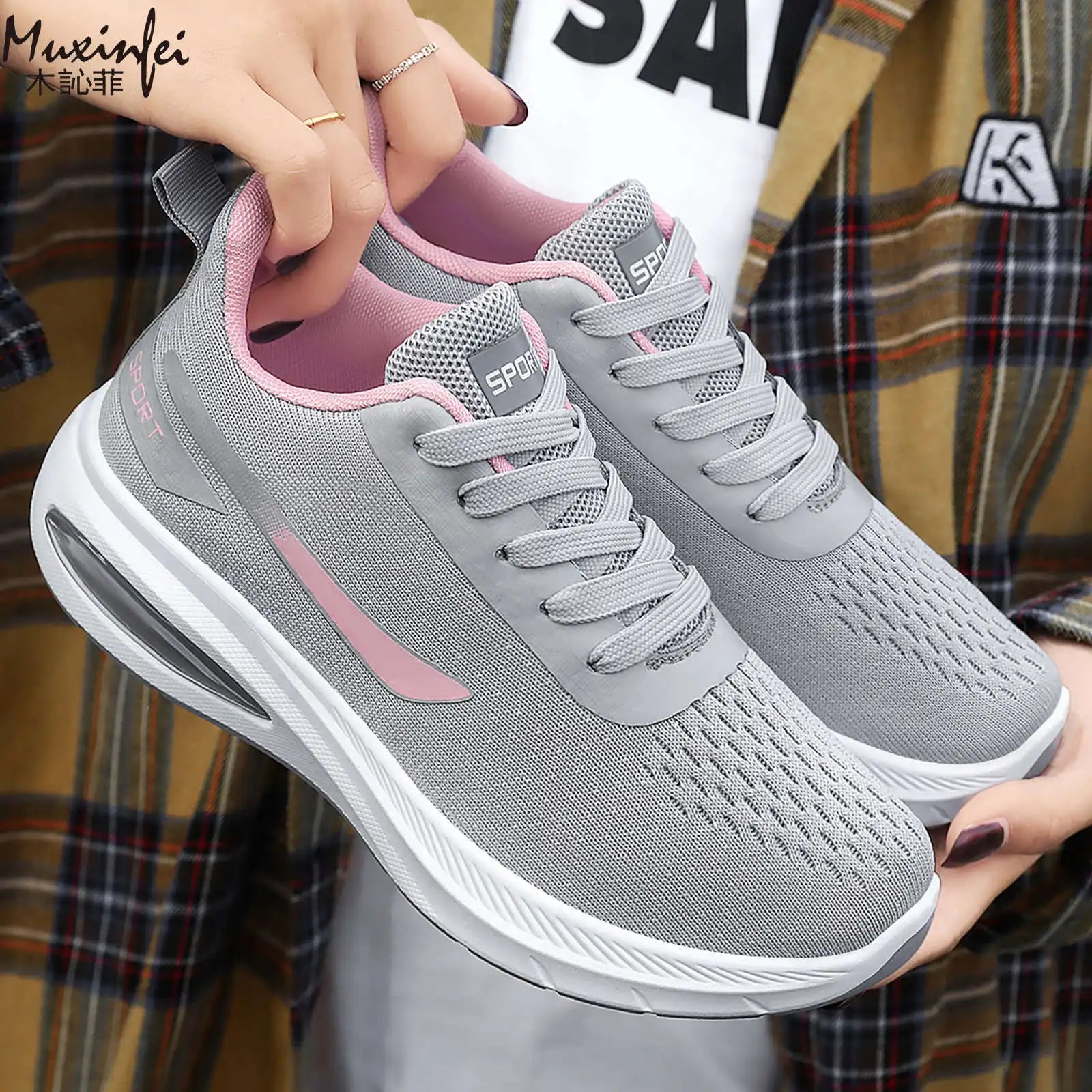 Women’s Lightweight Air Cushion Casual Sneakers - Jeglowstore
