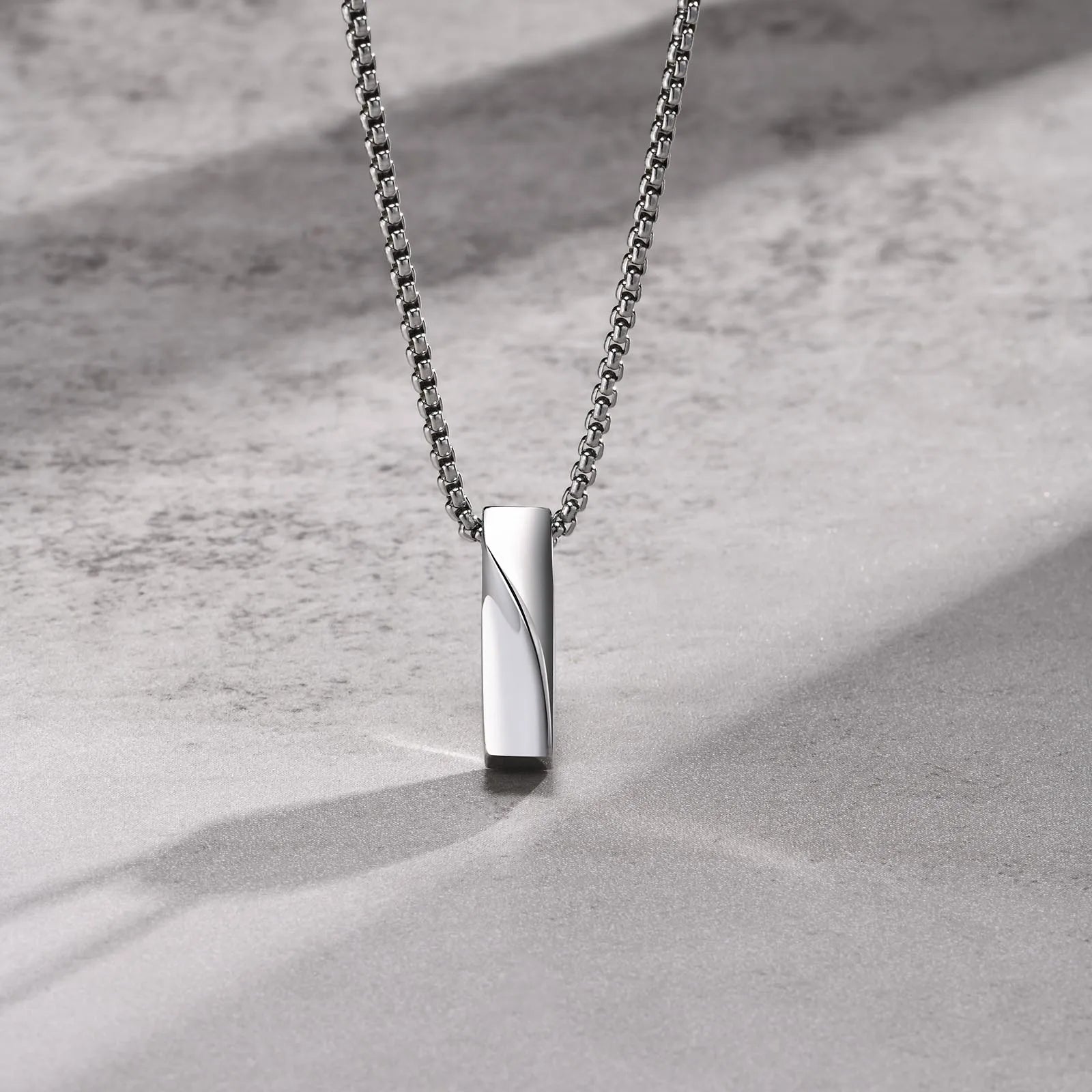 Vnox Small Mobius Bar Necklace - Jeglowstore