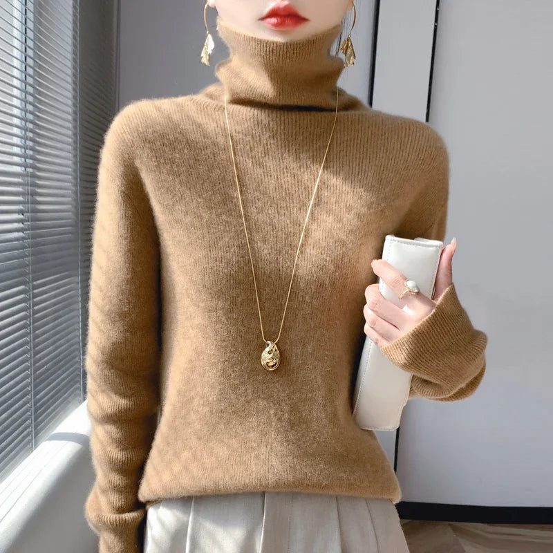 Women’s Autumn Winter Turtleneck - Jeglowstore