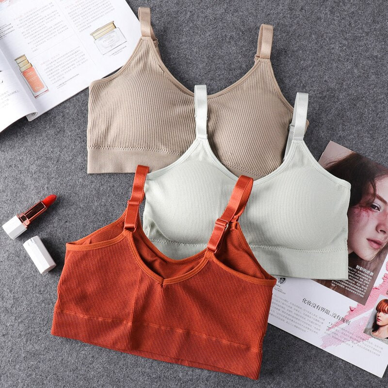 Seamless Sports Bra Women Fitness Top Yoga Bra For Cup Black White Running Yoga Gym Crop Top Women Push Up Sport Bra Top