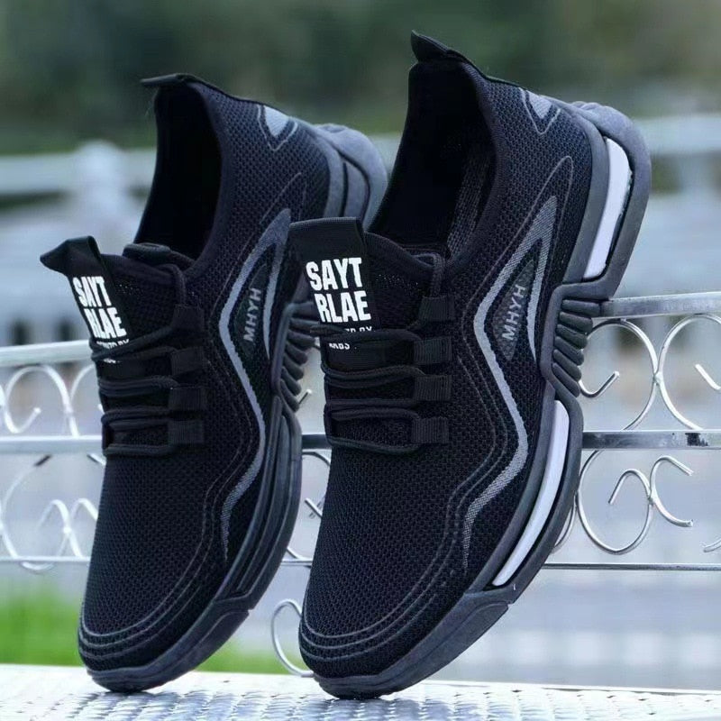Summer Soft Bottom Casual Shoes 2023 New Men's Shoes Hundred Trendy Breathable Mesh Sports Running Shoes Men's Shoes Mens Tennis