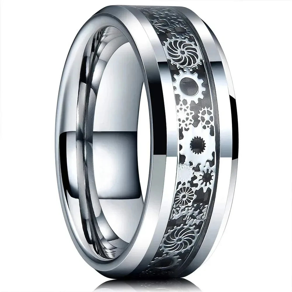 Purple Titanium Steel Promise Ring - Jeglowstore