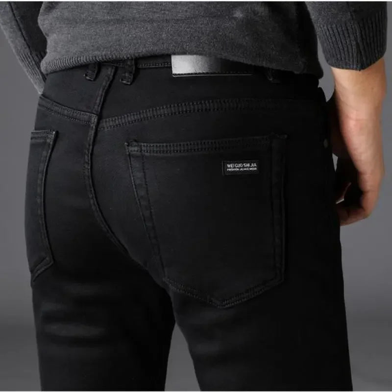 Men’s Fashion Biker Denim Pants - Jeglowstore