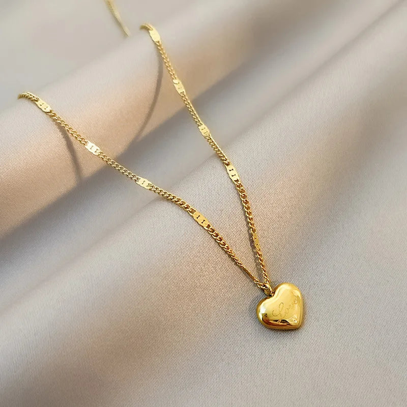 Stainless Steel Summer Love Necklace